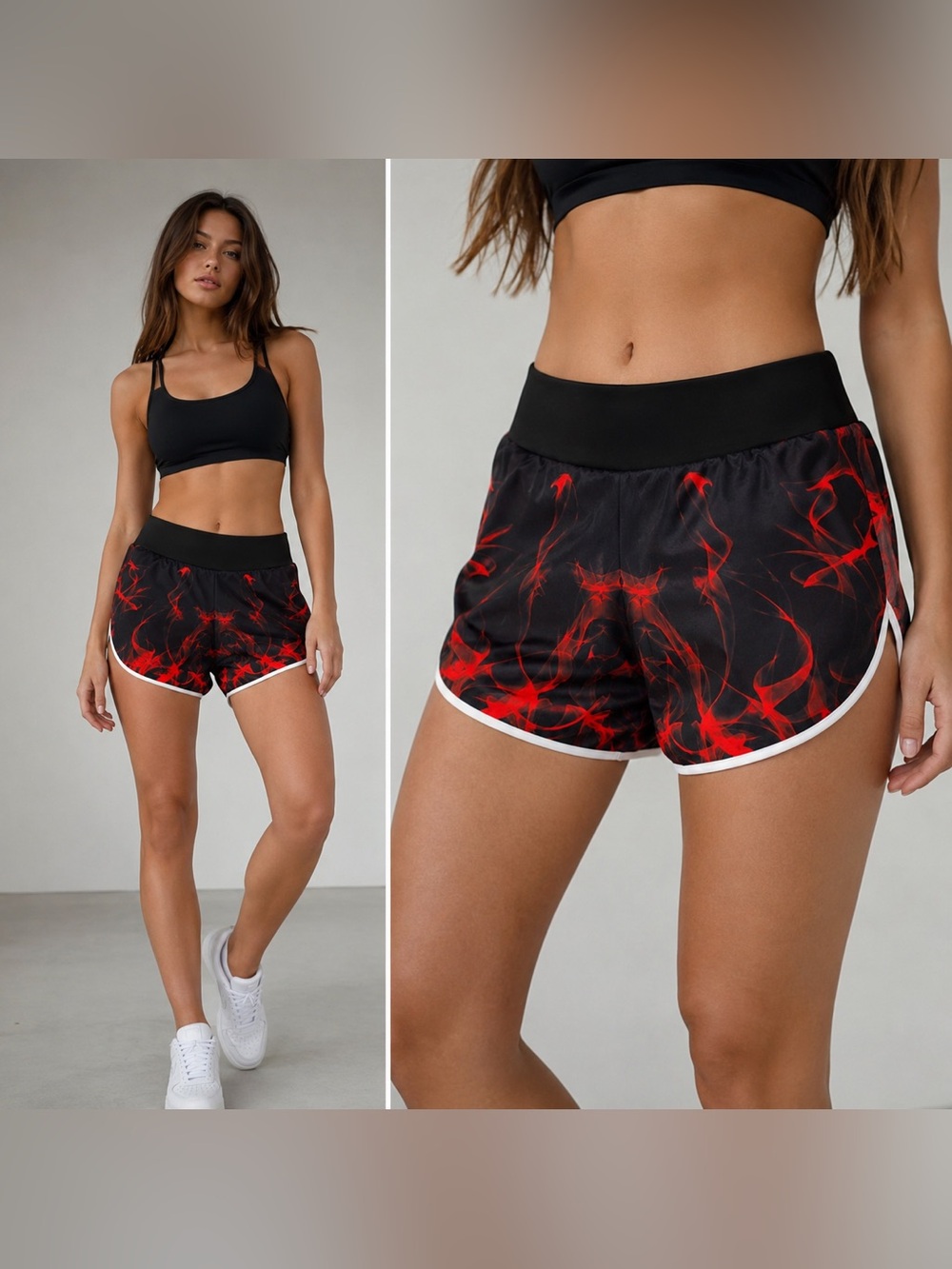 High waisted shorts